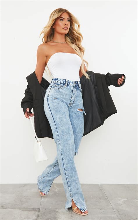 jeans with split